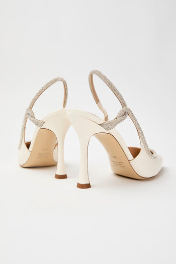 Slingback Avorio Donna - 5