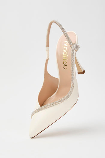 Slingback Avorio Donna - 6