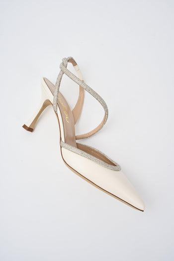 Slingback Avorio Donna - 3