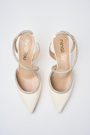 Slingback Avorio Donna - 5