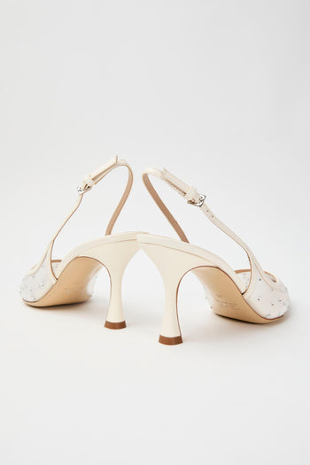 Slingback Avorio Donna - 6