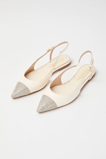 Slingback Avorio Donna - 2