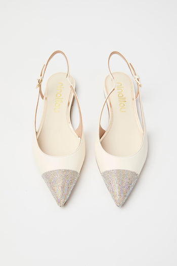 Slingback Avorio Donna - 3