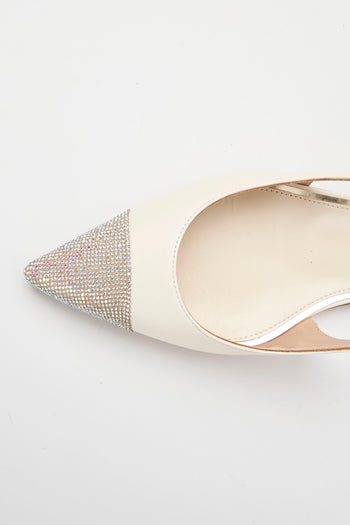 Slingback Avorio Donna - 6