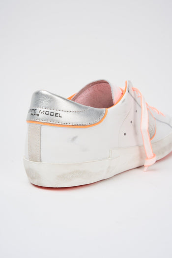 Sneaker Blanc Orange Uomo - 4