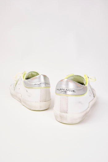 Sneaker Blanc Jaune Uomo - 5