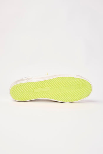 Sneaker Blanc Jaune Uomo - 6