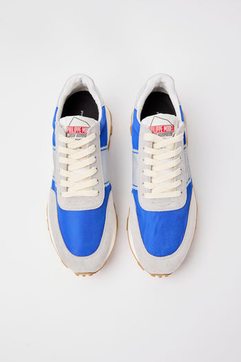 Sneaker Bleu Gris Uomo - 4