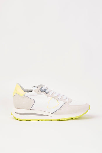 Sneaker Blanc Jaune Uomo - 2