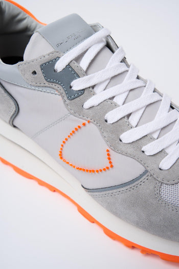 Sneaker Gris Orange Uomo - 2