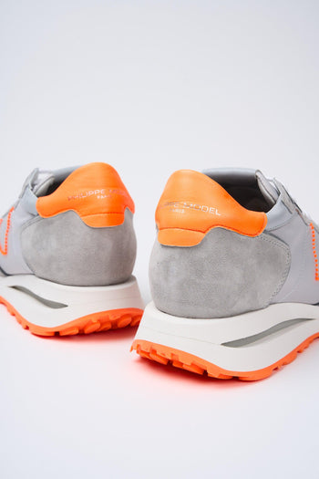 Sneaker Gris Orange Uomo - 3