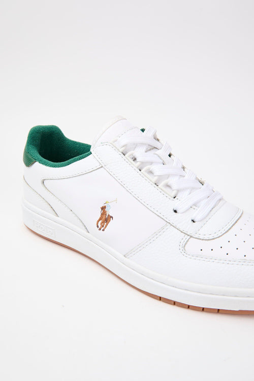 Sneaker White Green Uomo