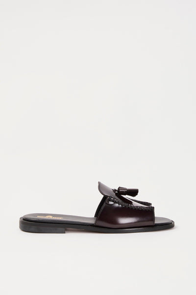 Ciabatta Brown Burgundy Donna