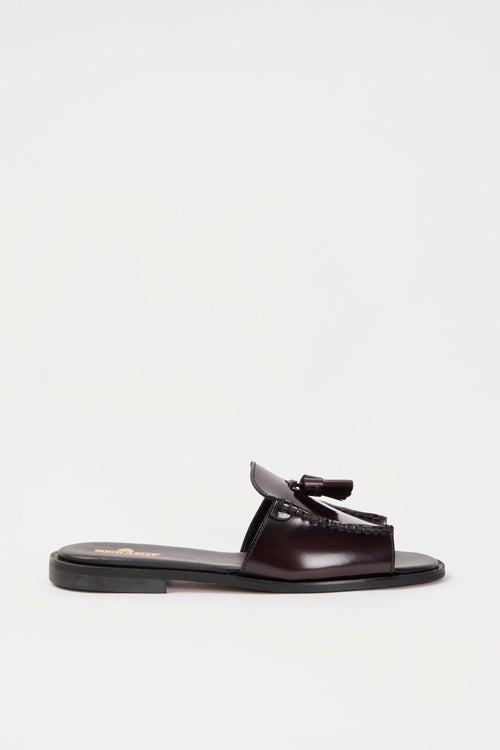 Ciabatta Brown Burgundy Donna