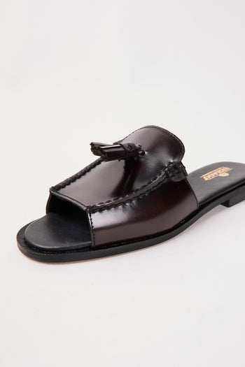Ciabatta Brown Burgundy Donna - 3
