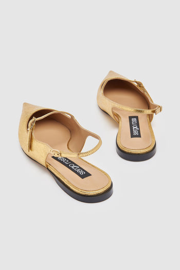 Slingback Oro Donna - 5