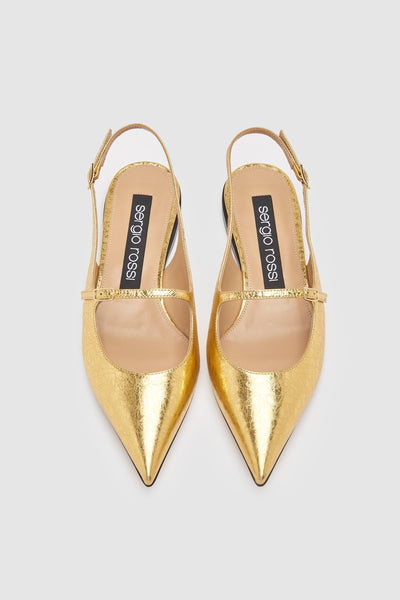 Slingback Oro Donna