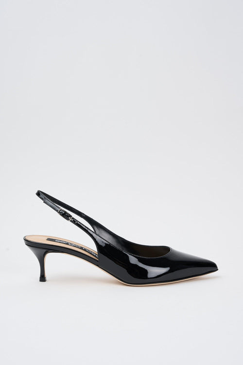 Slingback Nero Donna