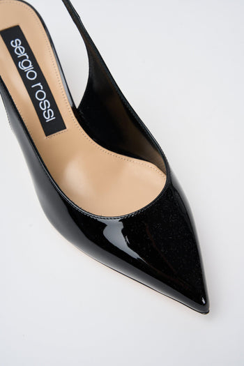 Slingback Nero Donna - 3