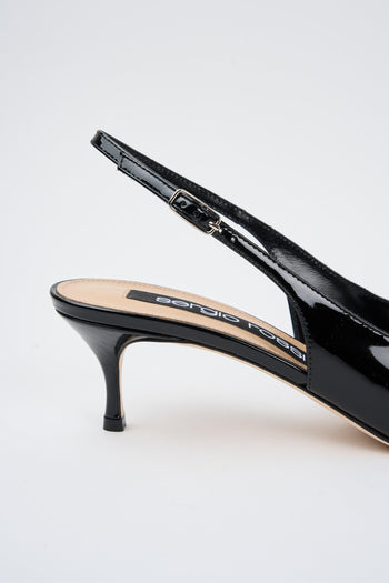 Slingback Nero Donna - 4