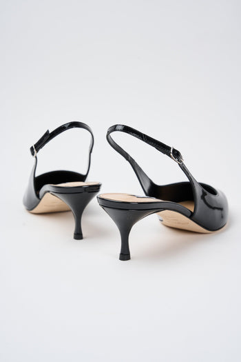 Slingback Nero Donna - 5
