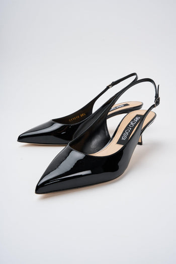 Slingback Nero Donna - 6