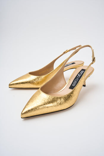 Slingback Oro Donna - 5