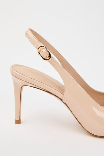 Slingback Barely Beige Donna - 3