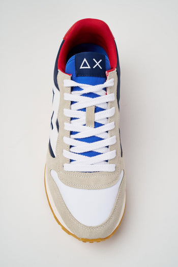 Sneaker Bianco/navy Blue Uomo - 6