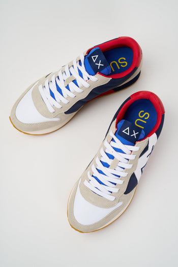 Sneaker Bianco/navy Blue Uomo - 2