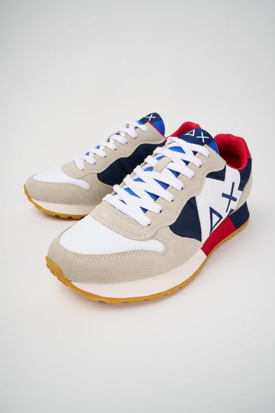 Sneaker Bianco/navy Blue Uomo