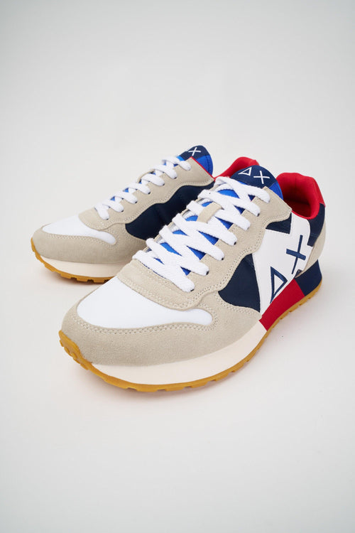 Sneaker Bianco/navy Blue Uomo