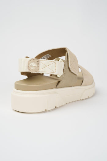 Sandalo Light Beige Suede Donna - 2