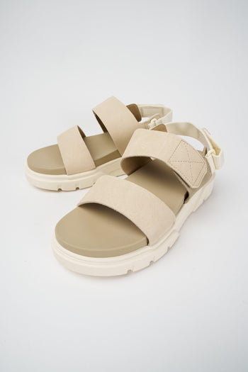 Sandalo Light Beige Suede Donna - 6