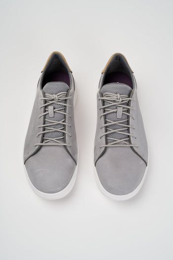 Sneaker Light Grey Nubuck Uomo - 6