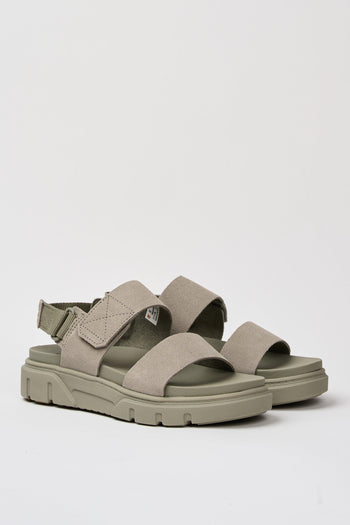 Sandalo Light Taupe Suede Donna - 2