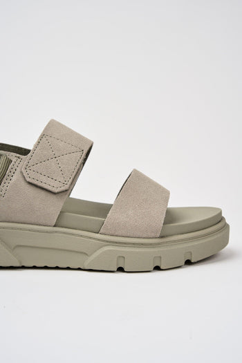 Sandalo Light Taupe Suede Donna - 4