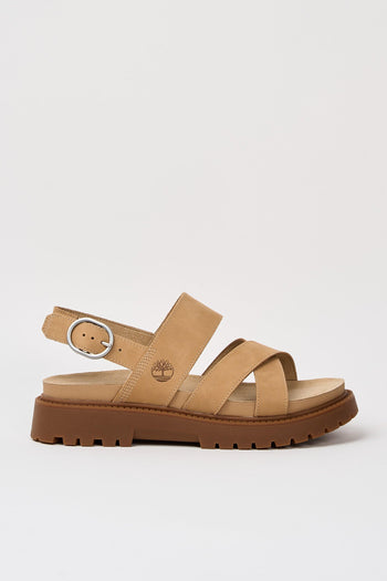 Sandalo Medium Beige Nubuck Donna - 3