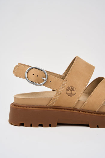 Sandalo Medium Beige Nubuck Donna - 2