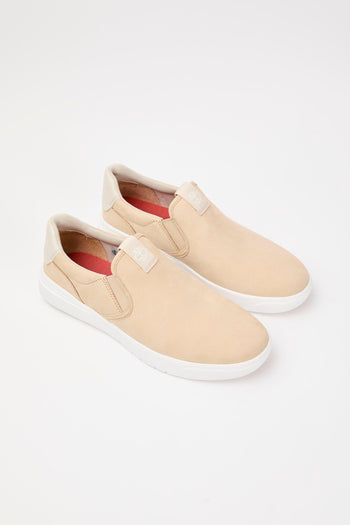 Slip-on Light Beige Nubuck Uomo - 2