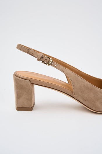 Slingback Cappuccino Donna - 4