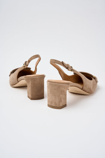 Slingback Cappuccino Donna - 5