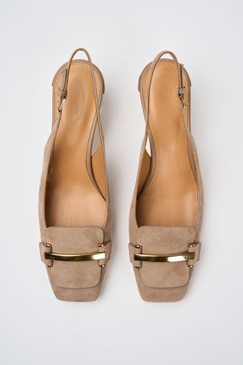Slingback Cappuccino Donna - 6