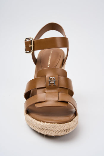 Zeppa Cognac Brown Donna - 5
