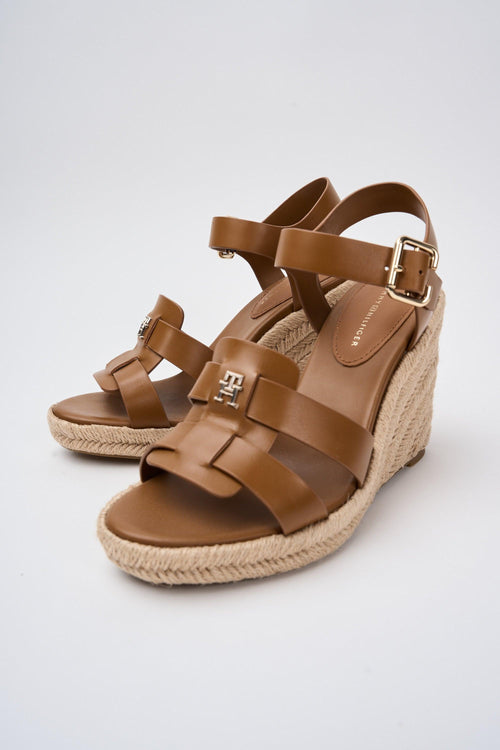 Zeppa Cognac Brown Donna