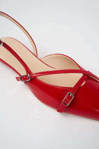 Slingback Rosso Donna - 3
