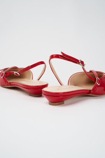 Slingback Rosso Donna - 5