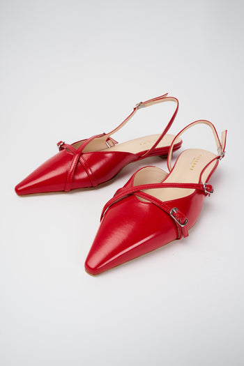 Slingback Rosso Donna - 6