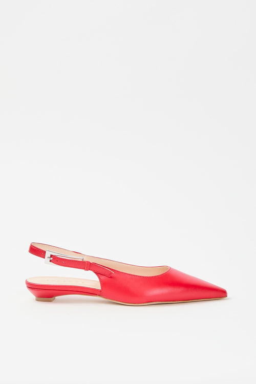 Slingback Rosso Donna
