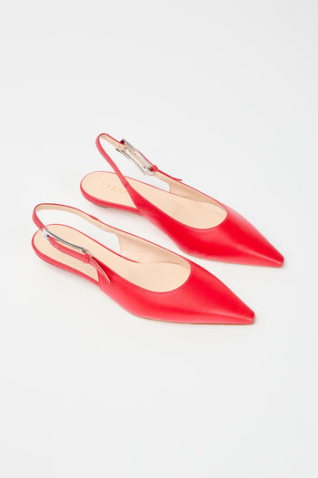 Slingback Rosso Donna - 2